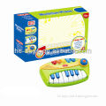 Electric piano toys,Hot item Kids plastic toy piano with flash and music